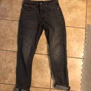 NWOT straight leg high waisted Levi’s jeans